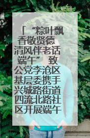“粽叶飘香敬贤德 清风伴老话端午” 致公党李沧区基层委携手兴城路街道四流北路社区开展端午节主题活动