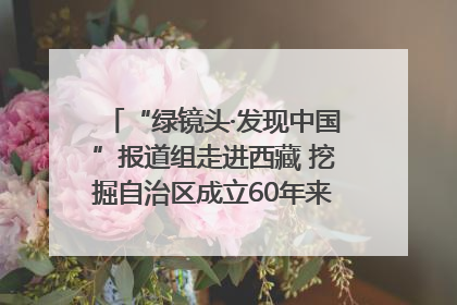 “绿镜头·发现中国”报道组走进西藏 挖掘自治区成立60年来生动气象故事