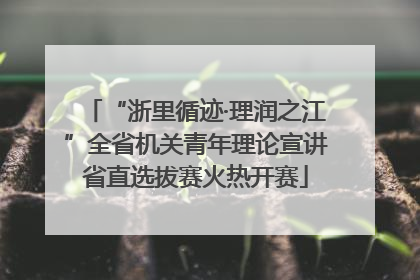 “浙里循迹·理润之江”全省机关青年理论宣讲省直选拔赛火热开赛