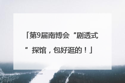 第9届南博会“剧透式”探馆，包好逛的！