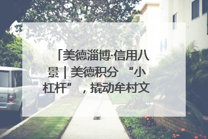 美德淄博·信用八景｜美德积分 “小杠杆”，撬动牟村文明 “大能量”
