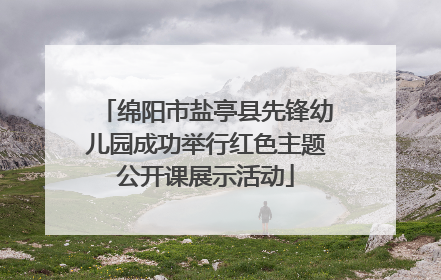 绵阳市盐亭县先锋幼儿园成功举行红色主题公开课展示活动