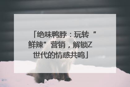 绝味鸭脖：玩转“鲜辣”营销，解锁Z世代的情感共鸣