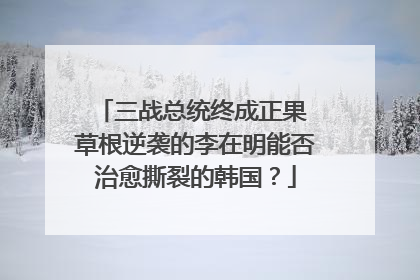 三战总统终成正果 草根逆袭的李在明能否治愈撕裂的韩国？