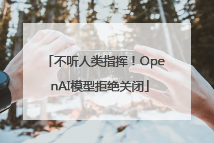 不听人类指挥！OpenAI模型拒绝关闭