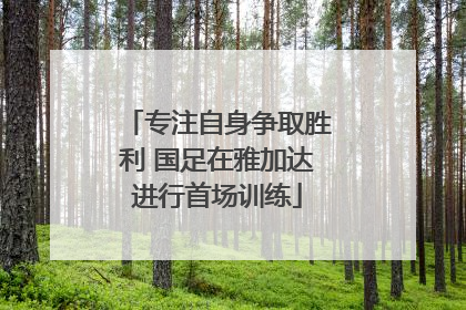 专注自身争取胜利 国足在雅加达进行首场训练