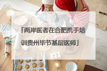 两岸医者在合肥携手培训贵州毕节基层医师