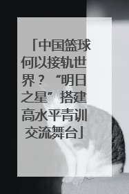 中国篮球何以接轨世界？“明日之星”搭建高水平青训交流舞台