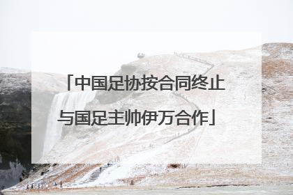 中国足协按合同终止与国足主帅伊万合作