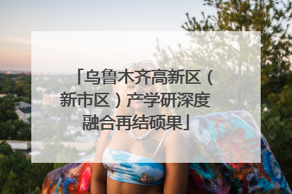 乌鲁木齐高新区（新市区）产学研深度融合再结硕果