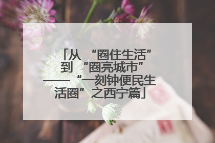 从 “圈住生活” 到 “圈亮城市”——“一刻钟便民生活圈”之西宁篇
