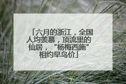 六月的浙江，全国人均羡慕，顶流里的仙居，“杨梅西施”相约早鸟价
