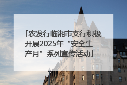 农发行临湘市支行积极开展2025年“安全生产月”系列宣传活动