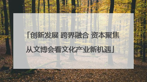 创新发展 跨界融合 资本聚焦 从文博会看文化产业新机遇