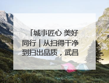 城事匠心 美好同行｜从扫得干净到扫出品质，武昌临江大道“洗”出洁净样板路