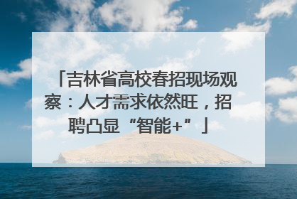 吉林省高校春招现场观察：人才需求依然旺，招聘凸显“智能+”