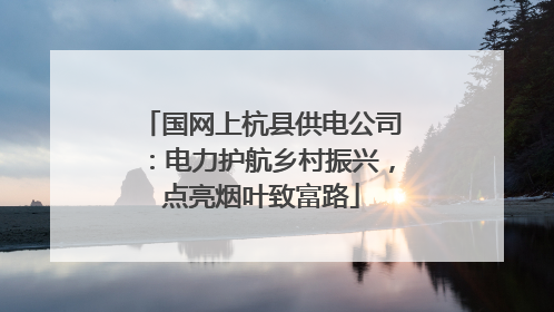 国网上杭县供电公司：电力护航乡村振兴，点亮烟叶致富路