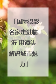 国际摄影名家走进临沂 用镜头解码城市魅力