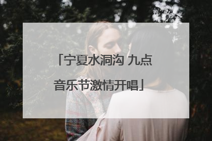 宁夏水洞沟 九点音乐节激情开唱