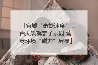 宜城“奇妙速度”：百天筑就亲子乐园 营商环境“磁力”尽显