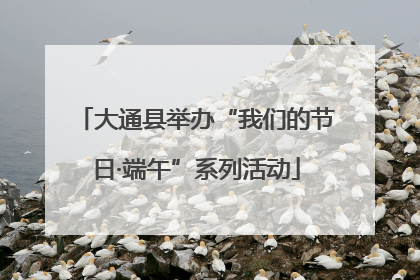 大通县举办“我们的节日·端午”系列活动