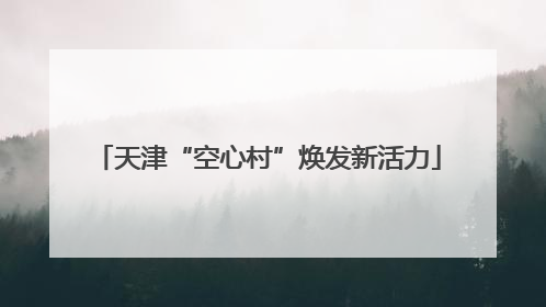 天津“空心村”焕发新活力