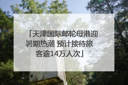 天津国际邮轮母港迎暑期热潮 预计接待旅客逾14万人次