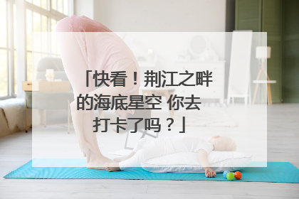 快看！荆江之畔的海底星空 你去打卡了吗？