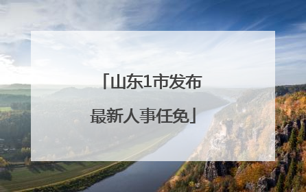 山东1市发布最新人事任免