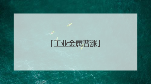 工业金属普涨