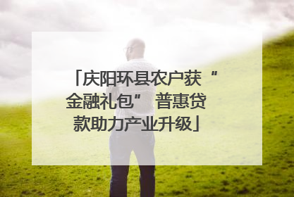 庆阳环县农户获“金融礼包” 普惠贷款助力产业升级