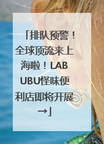 排队预警！全球顶流来上海啦！LABUBU怪味便利店即将开展→