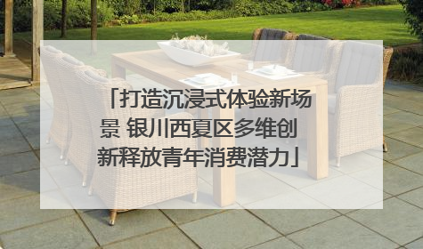 打造沉浸式体验新场景 银川西夏区多维创新释放青年消费潜力