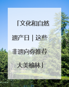 文化和自然遗产日｜这些非遗向你推荐大美榆林