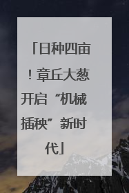 日种四亩！章丘大葱开启“机械插秧”新时代