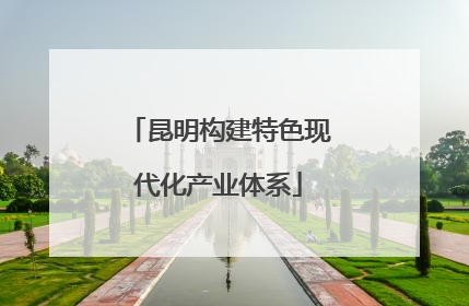 昆明构建特色现代化产业体系