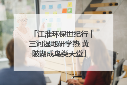 江淮环保世纪行｜三河湿地研学热 黄陂湖成鸟类天堂