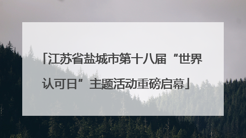 江苏省盐城市第十八届“世界认可日”主题活动重磅启幕