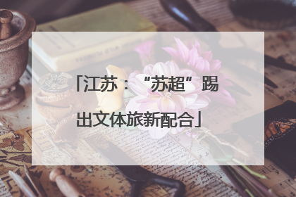 江苏：“苏超”踢出文体旅新配合