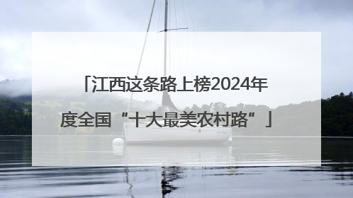 江西这条路上榜2024年度全国“十大最美农村路”