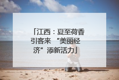 江西：夏至荷香引客来 “美丽经济”添新活力