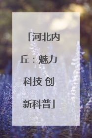 河北内丘：魅力科技 创新科普