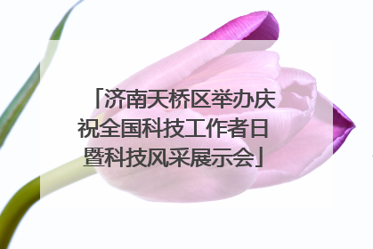 济南天桥区举办庆祝全国科技工作者日暨科技风采展示会