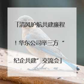 清风护航共建廉程！华东公司举三方“纪企共建”交流会