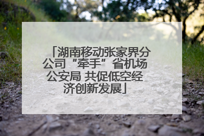 湖南移动张家界分公司“牵手”省机场公安局 共促低空经济创新发展