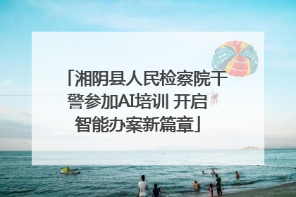 湘阴县人民检察院干警参加AI培训 开启智能办案新篇章
