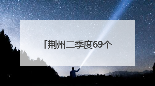 荆州二季度69个重大招商项目引资额1066.5亿元