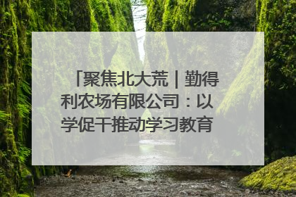 聚焦北大荒｜勤得利农场有限公司：以学促干推动学习教育“升温提速”