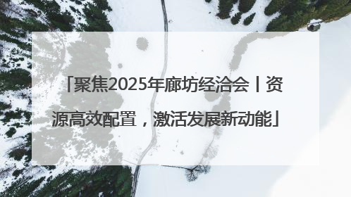 聚焦2025年廊坊经洽会丨资源高效配置，激活发展新动能