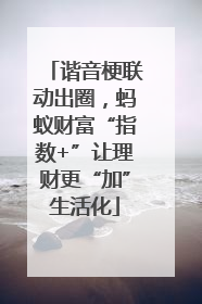 谐音梗联动出圈，蚂蚁财富“指数+”让理财更“加”生活化